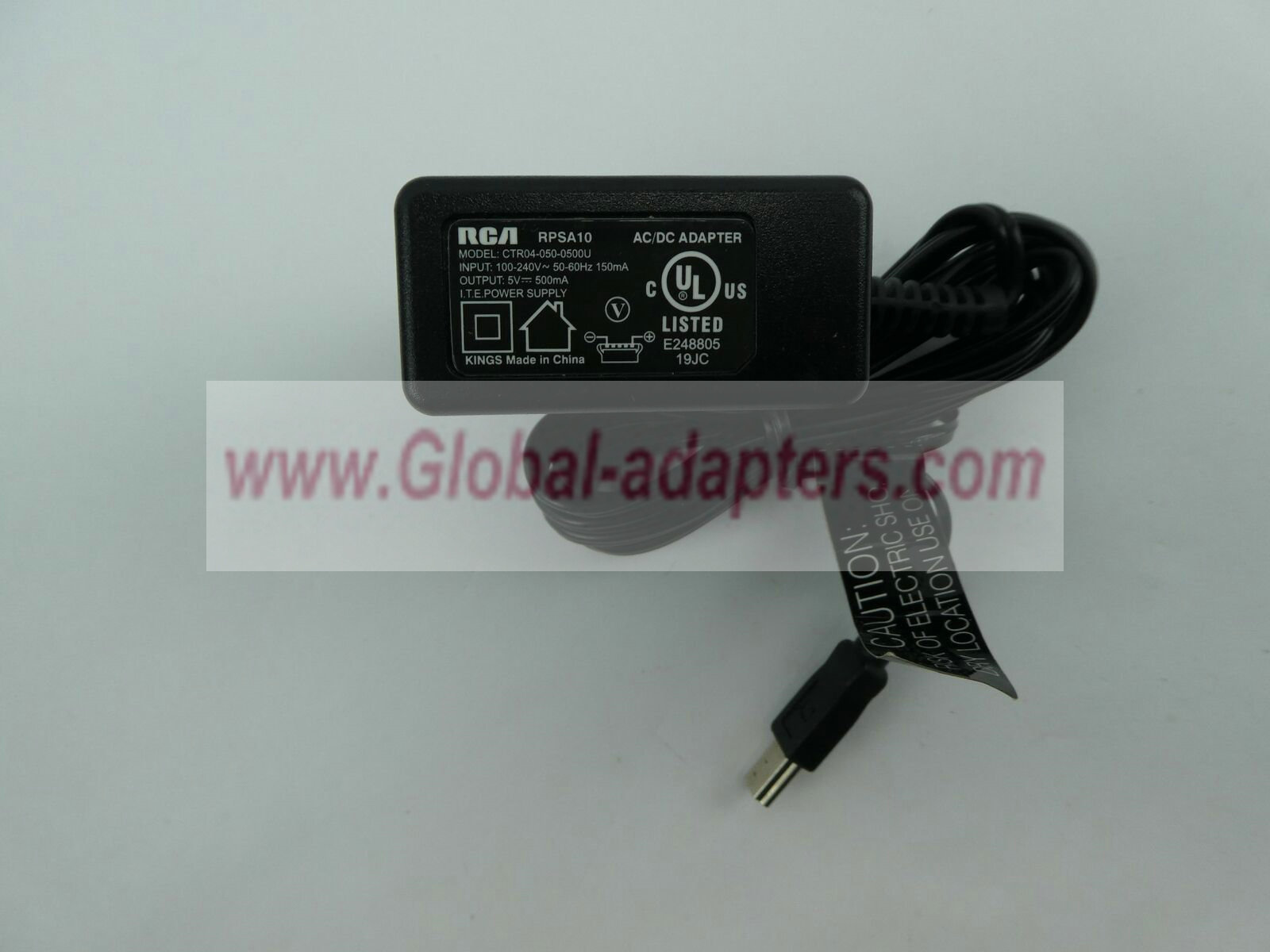 NEW 5V 500mA RCA RPSA10 CTR04-050-0500U AC Adapter NEW 5V 500mA RCA RPSA10 CTR04-050-0500U AC Adapter